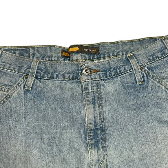 Light Blue Vintage Men’s Levi’s SilverTab Carpenter Jeans - W36 x L32 - Picture 9 of 15